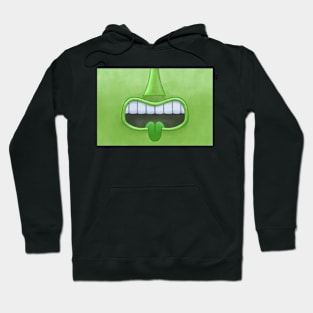 Green Tiki Tongue Mask! Hoodie